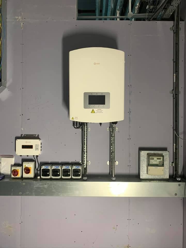 Solar PV inverter install